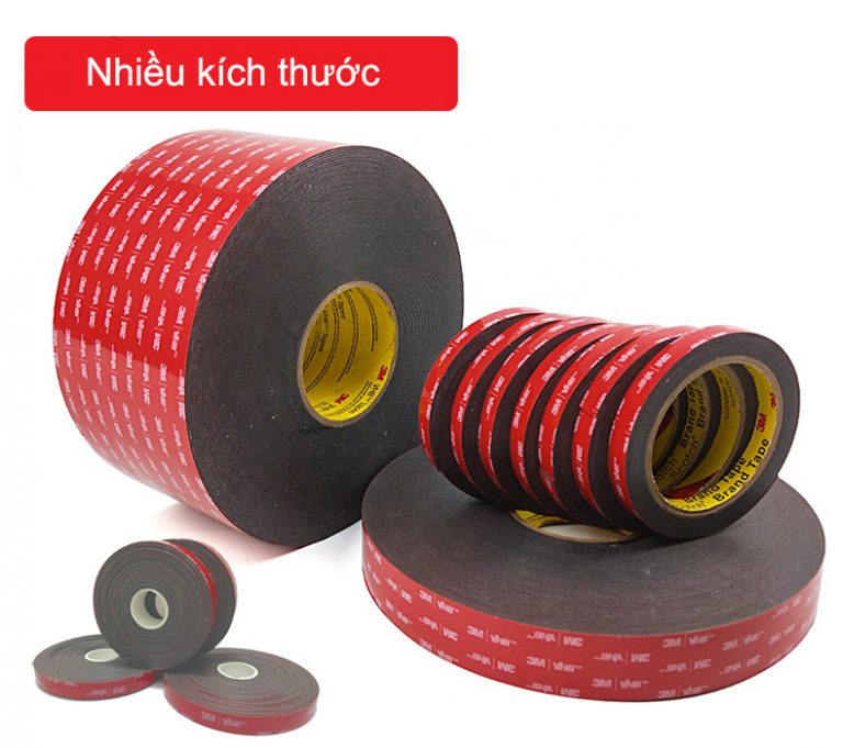 Băng keo 2 mặt DÁN INOX SIÊU DÍNH chịu lực hàng nhập khẩu 3M MỸ