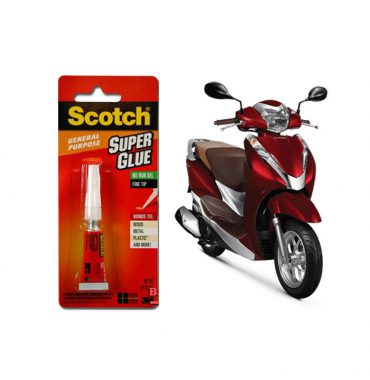 Keo dán vỏ nhựa xe máy